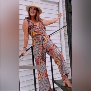 ☑️Anthropologie Harlyn Mairi Jumpsuit in Sky